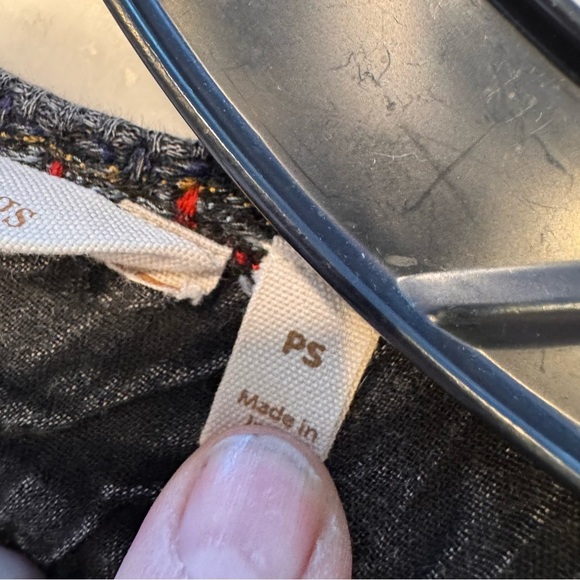 Soft surroundings womens Cobi Thermal velvet trim gray ashy wash Size SP - Picture 8 of 13